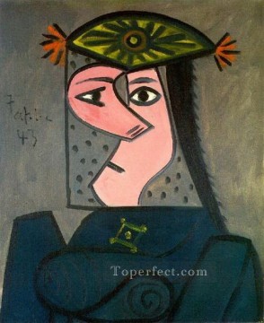 the coastal bus company 1888 Painting - Bust of a woman R 1943 Pablo Picasso